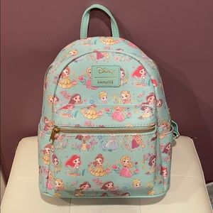 Loungefly Disney Princess Chibi Mini Backpack
